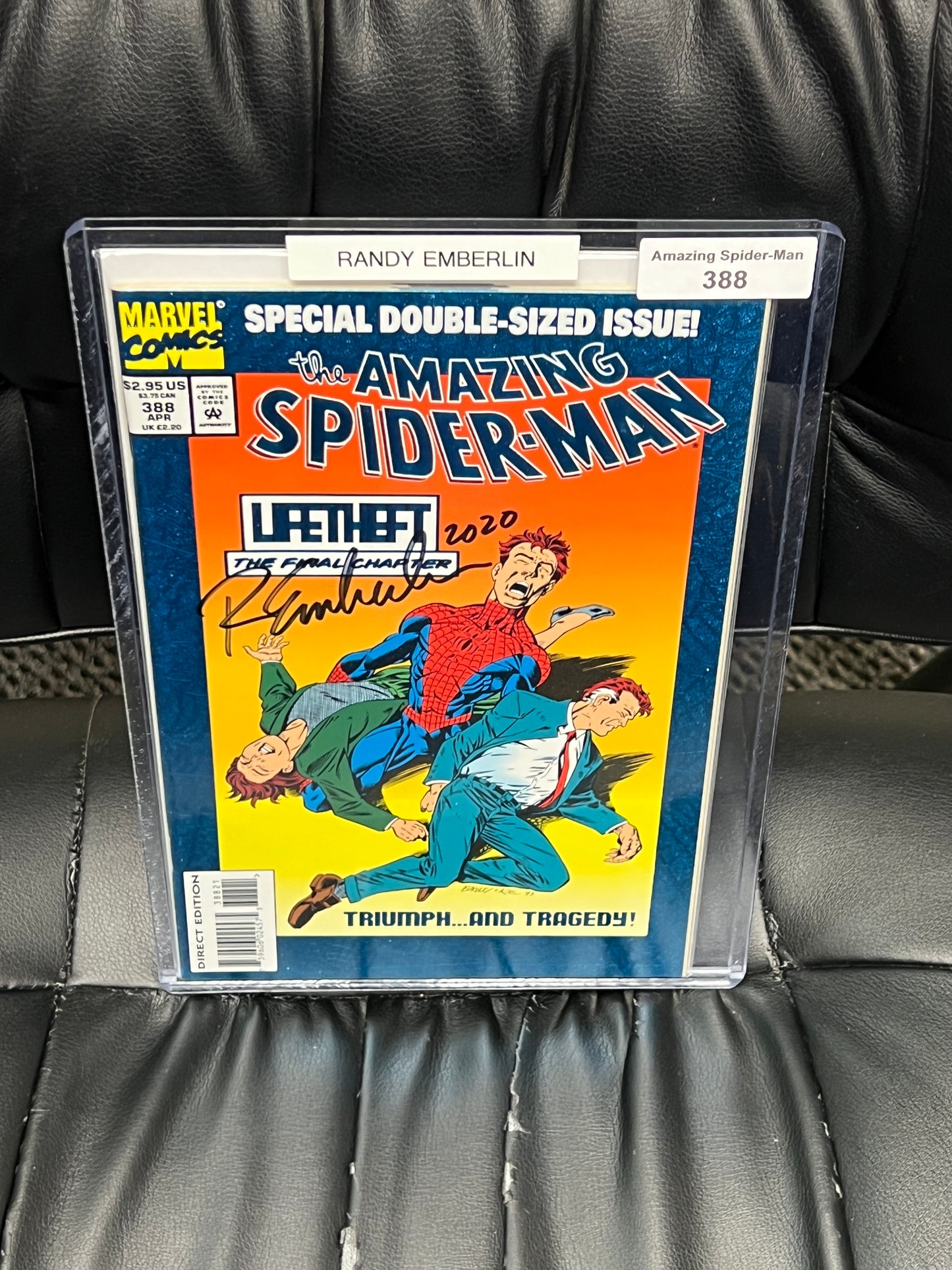 Amazing Spider-Man #388 - Signed by Randy Emberlin
