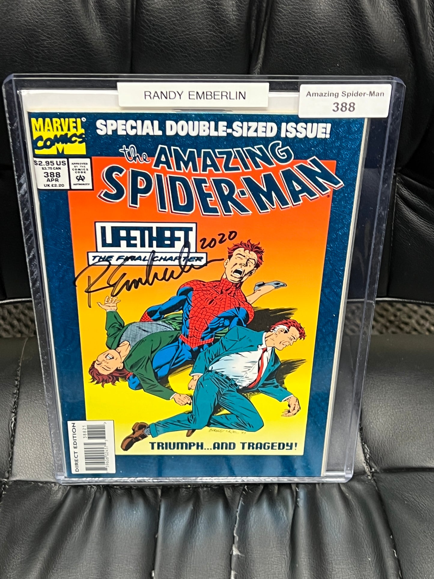 Amazing Spider-Man #388 - Signed by Randy Emberlin