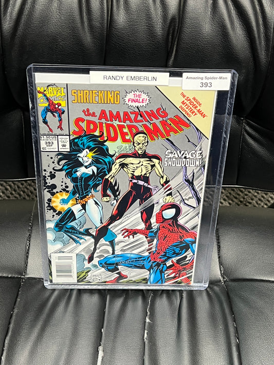 Amazing Spider-Man #393 - Signed by Randy Emberlin