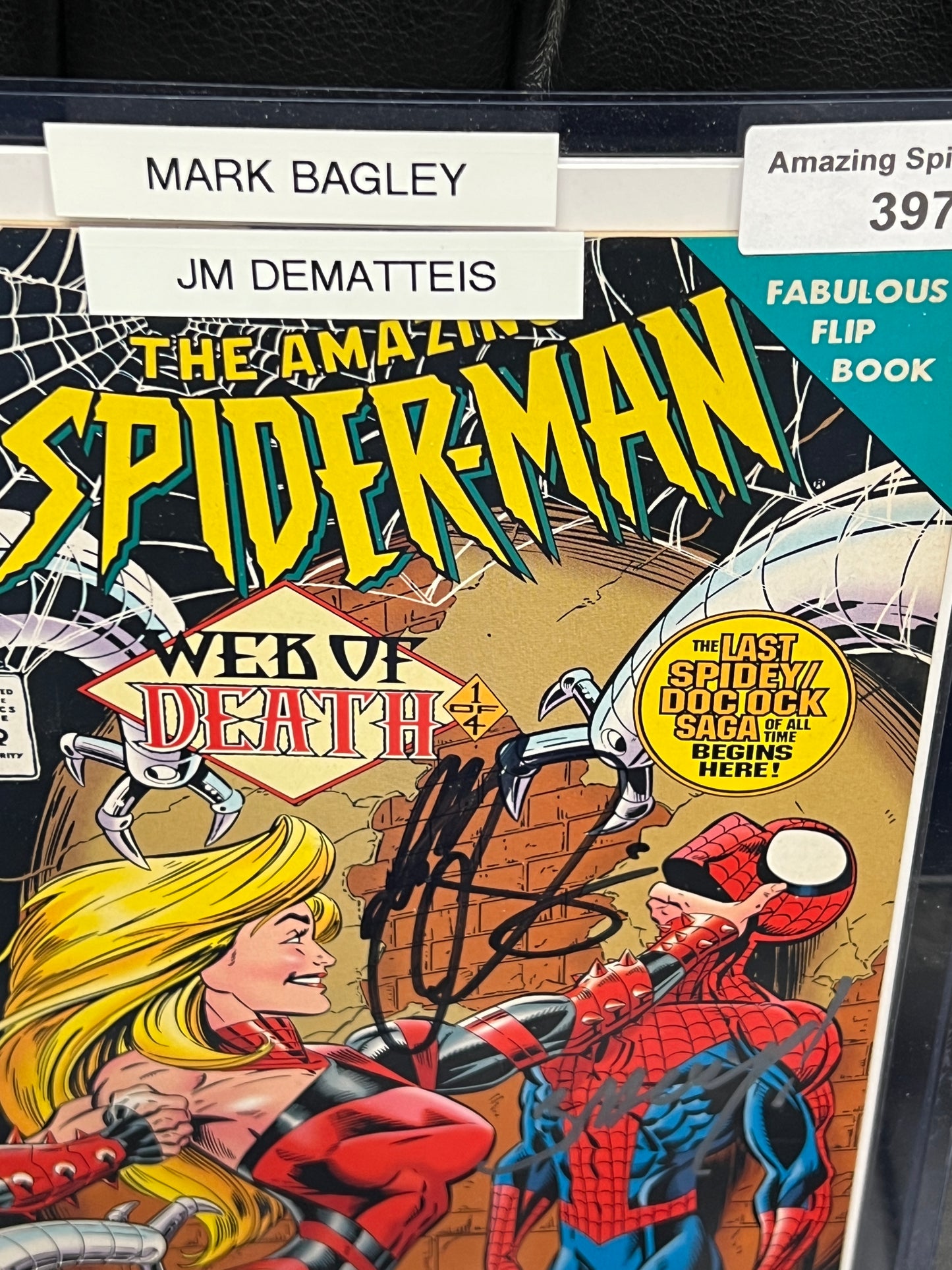 Amazing Spider-Man #397 - Signed by Bagley and DeMatteis