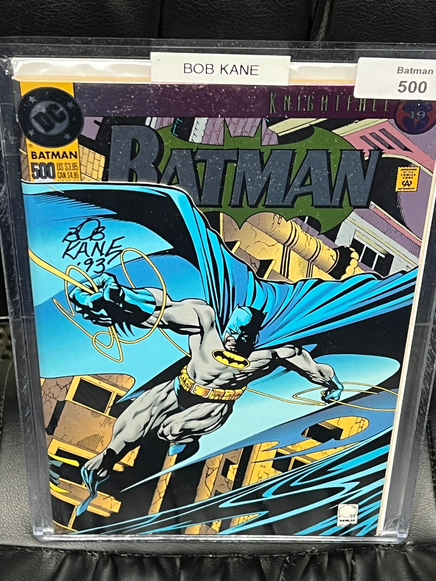Batman #500 - Signed by Bob Kane