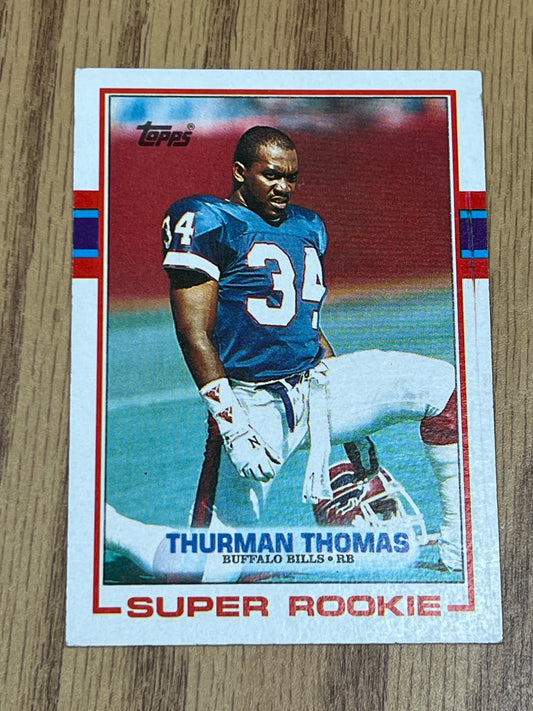 1989 Topps Football - Thurman Thomas RC