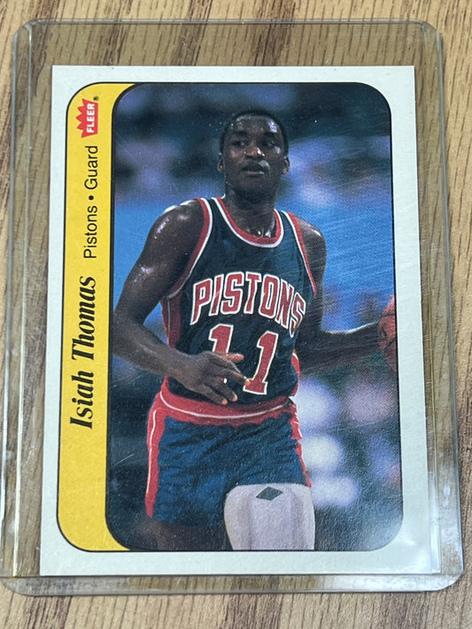 1986 Fleer Basketball - Isaih Thomas - Sticker