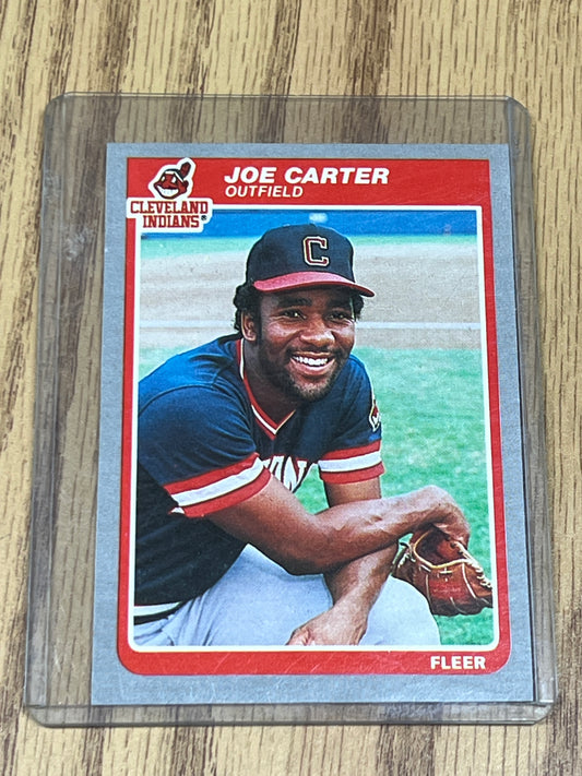 1985 Fleer Baseball - Joe Carter - Rookie Card