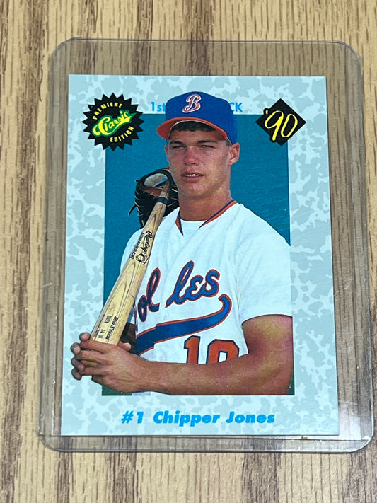 1990 Classic Baseball - Chipper Jones - Rookie Card