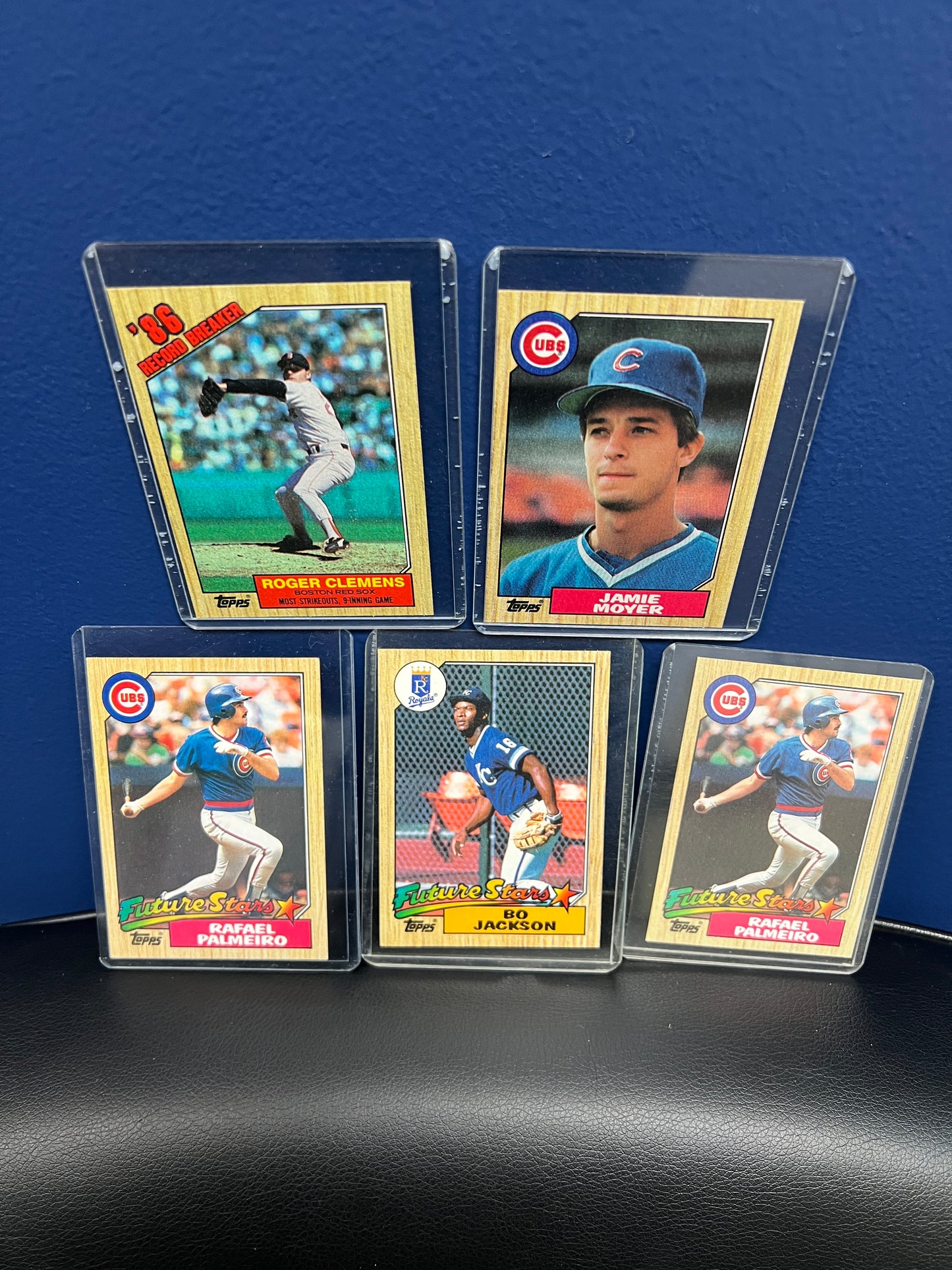 Baseball Rookies - Clemens, Jackson, Moyer and Palmeiro