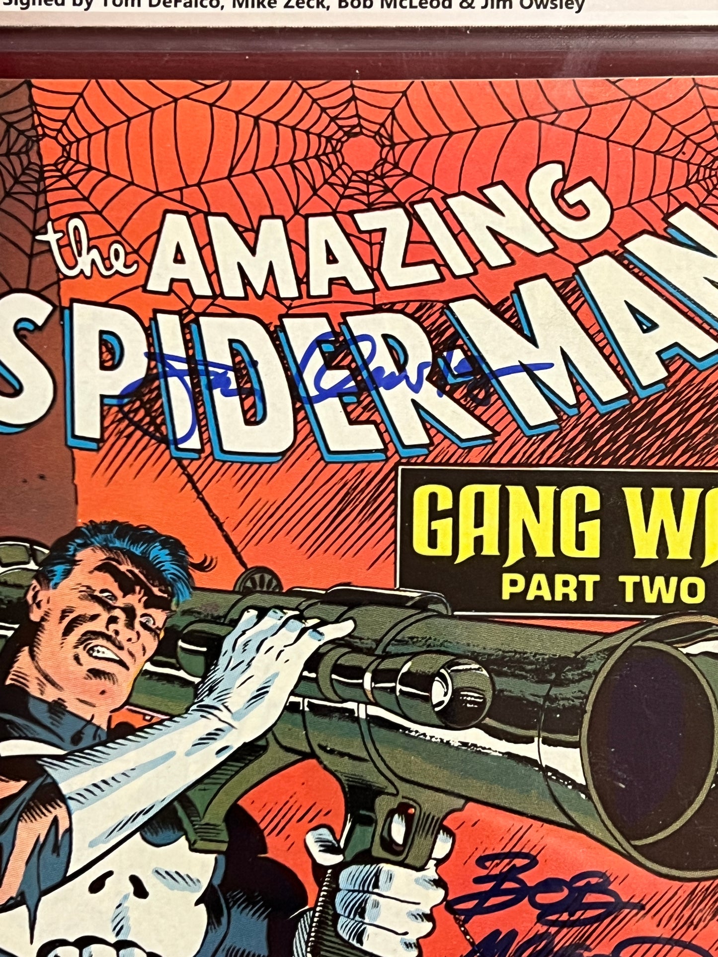 Amazing Spider-Man #285 - Signed X 4 - PGX 8.5