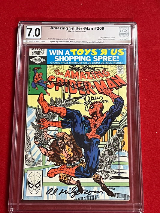 Amazing Spider-Man #209 - Signed X 4