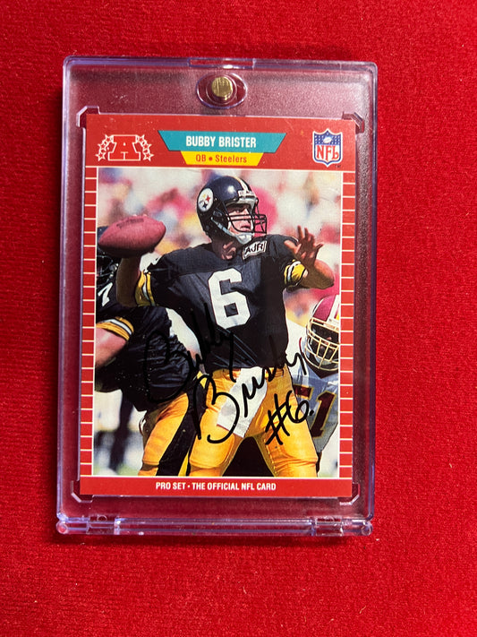 1989 ProSet - Bubby Brister - Autographed Card