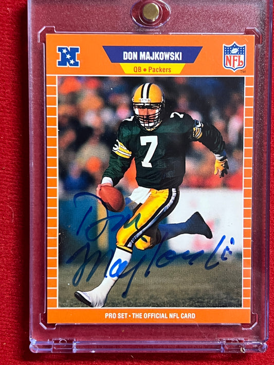 1989 ProSet - Don Majkowski - Autographed Card