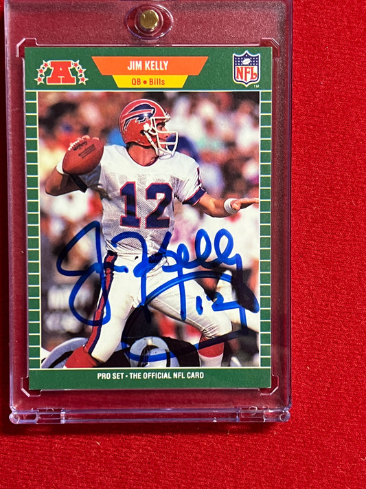1989 ProSet - Jim Kelly - Autographed Card