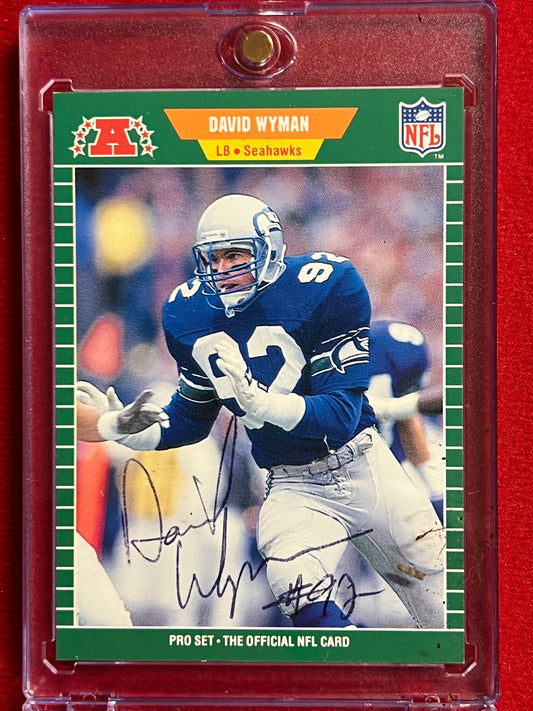 1989 ProSet - David Wyman - Autographed Card