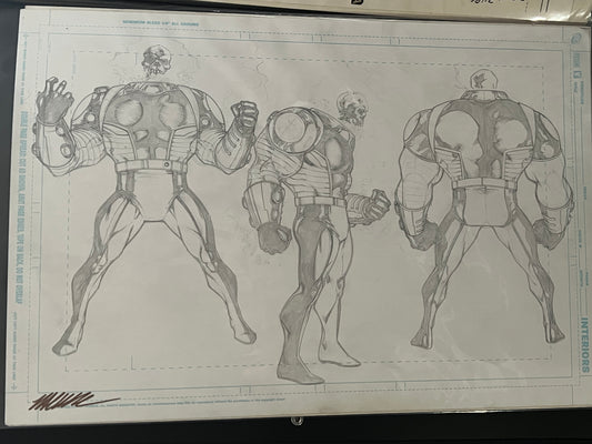 Original Comic Art - Matthew Clark - Concept Art