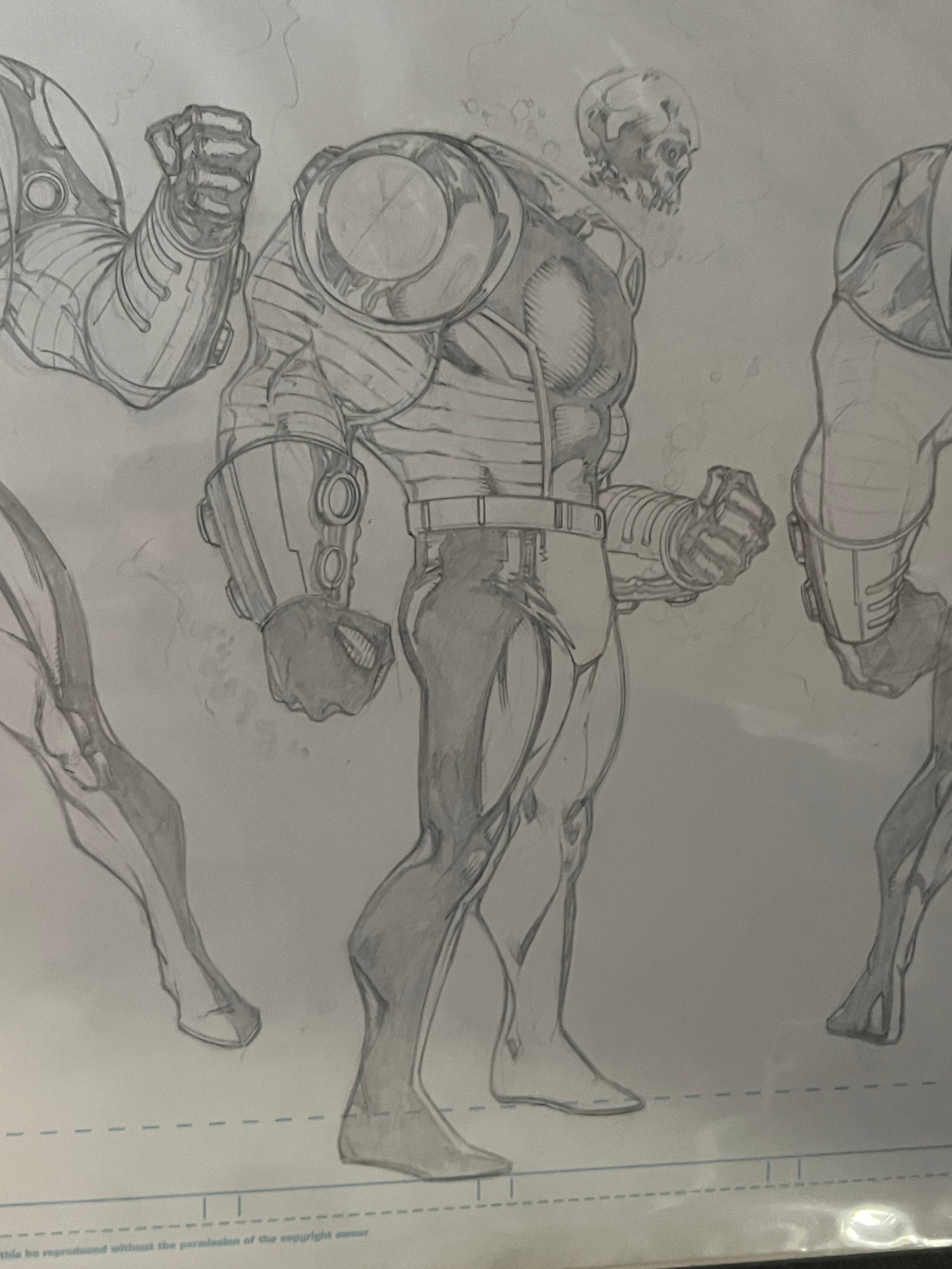 Original Comic Art - Matthew Clark - Concept Art