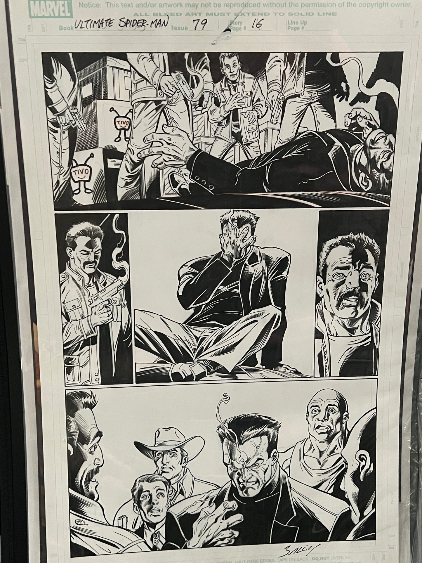 Original Comic Art - Mark Bagley - Ultimate Spider-Man #79, Page 16