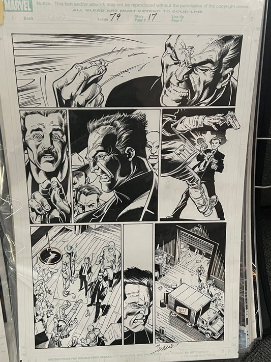Original Comic Art - Mark Bagley - Ultimate Spider-Man #79, Page 17