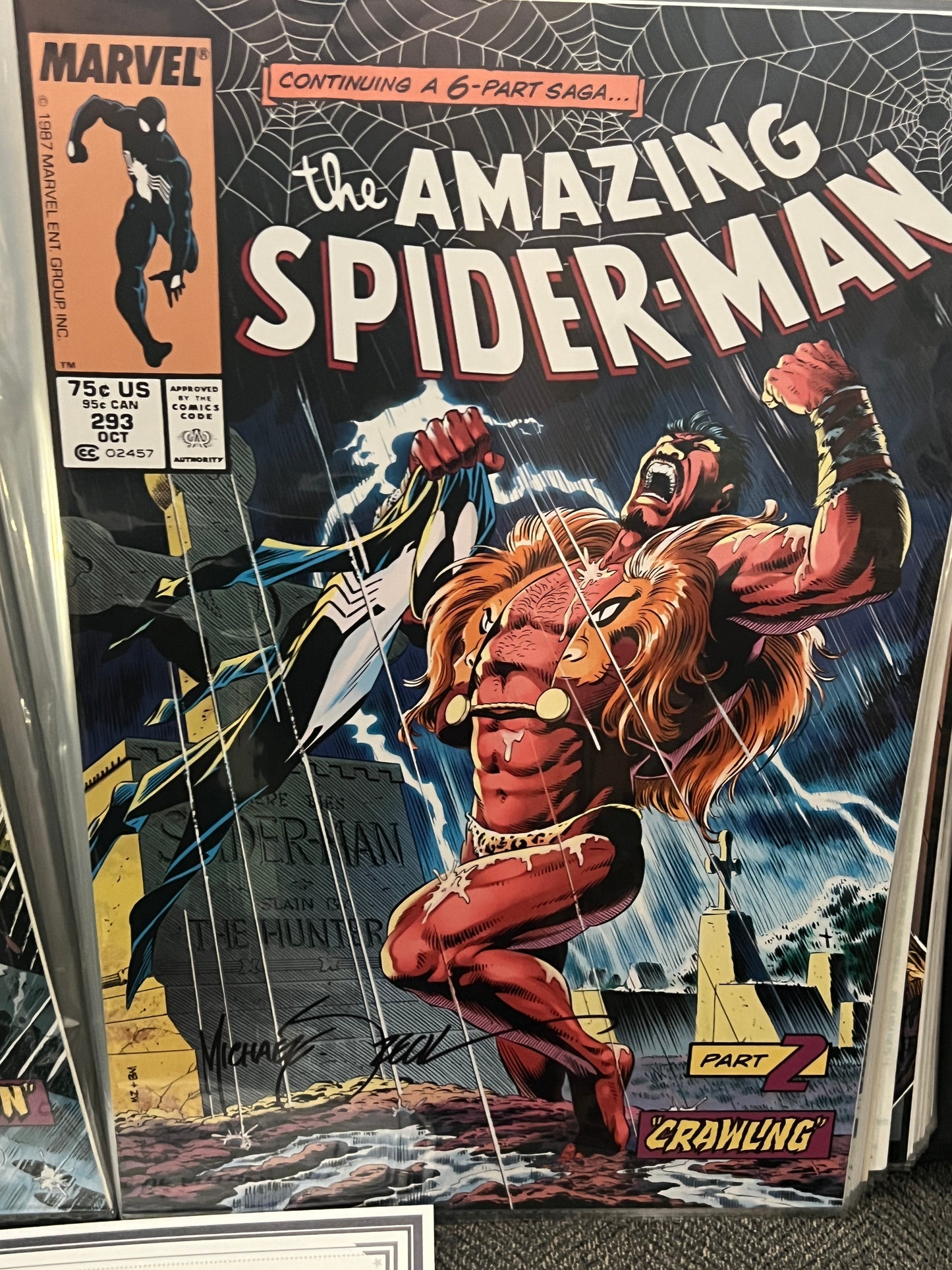 Art Print (11 x 17) -Kraven's Last Hunt Series - Signed by Mike Zeck - 6 prints and COA from Mike Zeck