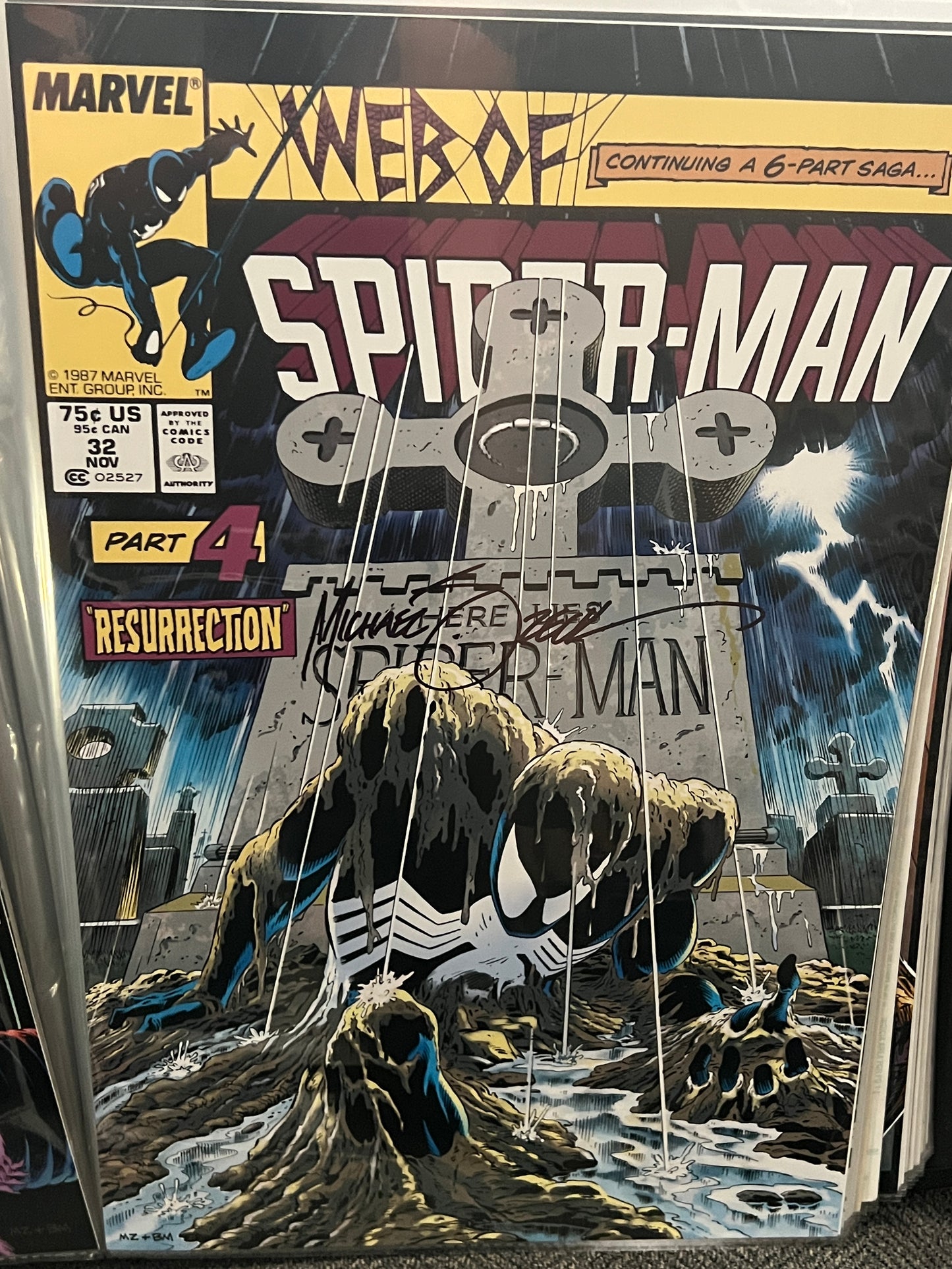 Art Print (11 x 17) -Kraven's Last Hunt Series - Signed by Mike Zeck - 6 prints and COA from Mike Zeck