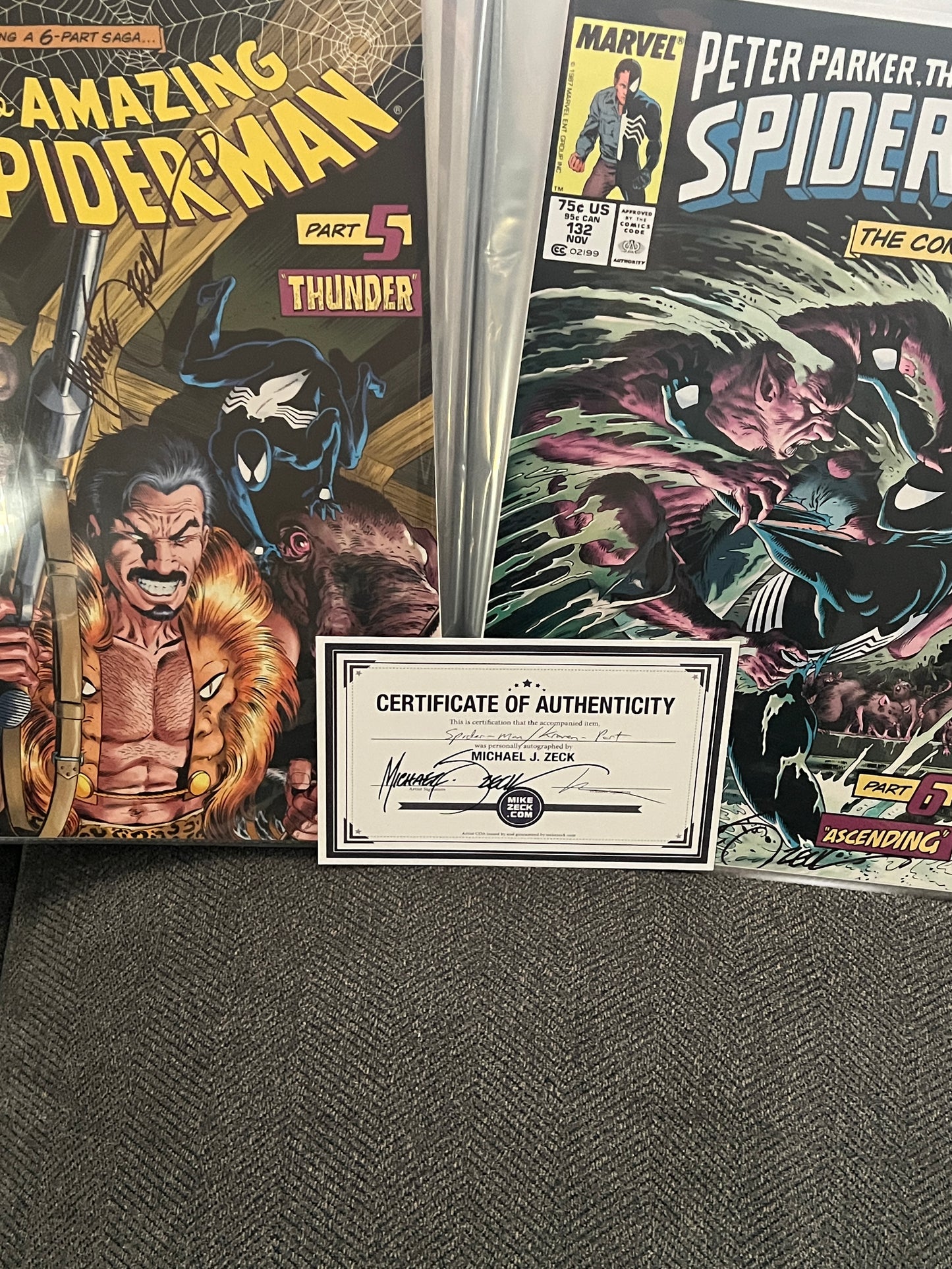 Art Print (11 x 17) -Kraven's Last Hunt Series - Signed by Mike Zeck - 6 prints and COA from Mike Zeck