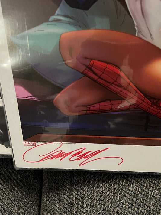 Art Print (11 x 17) -Spider-Man and Mary Jane - Signed by J. Scott Campbell