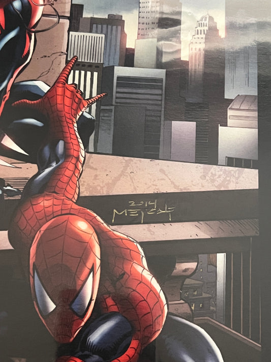 Art Print (11 x 17) - 5 Spider-Men - Signed by Jason Metcalf