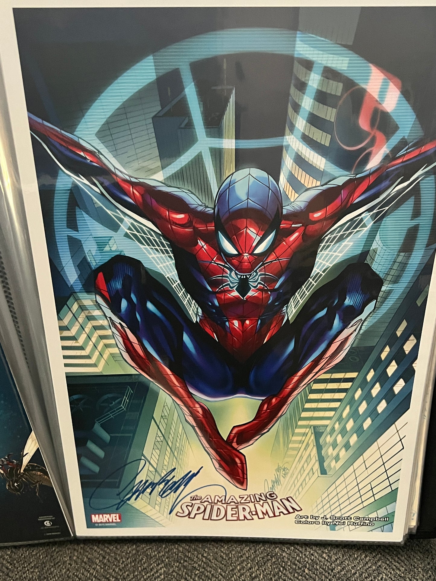 Art Print (11 x 17) - The Amazing Spider-Man #1 - Signed by J. Scott Campbell