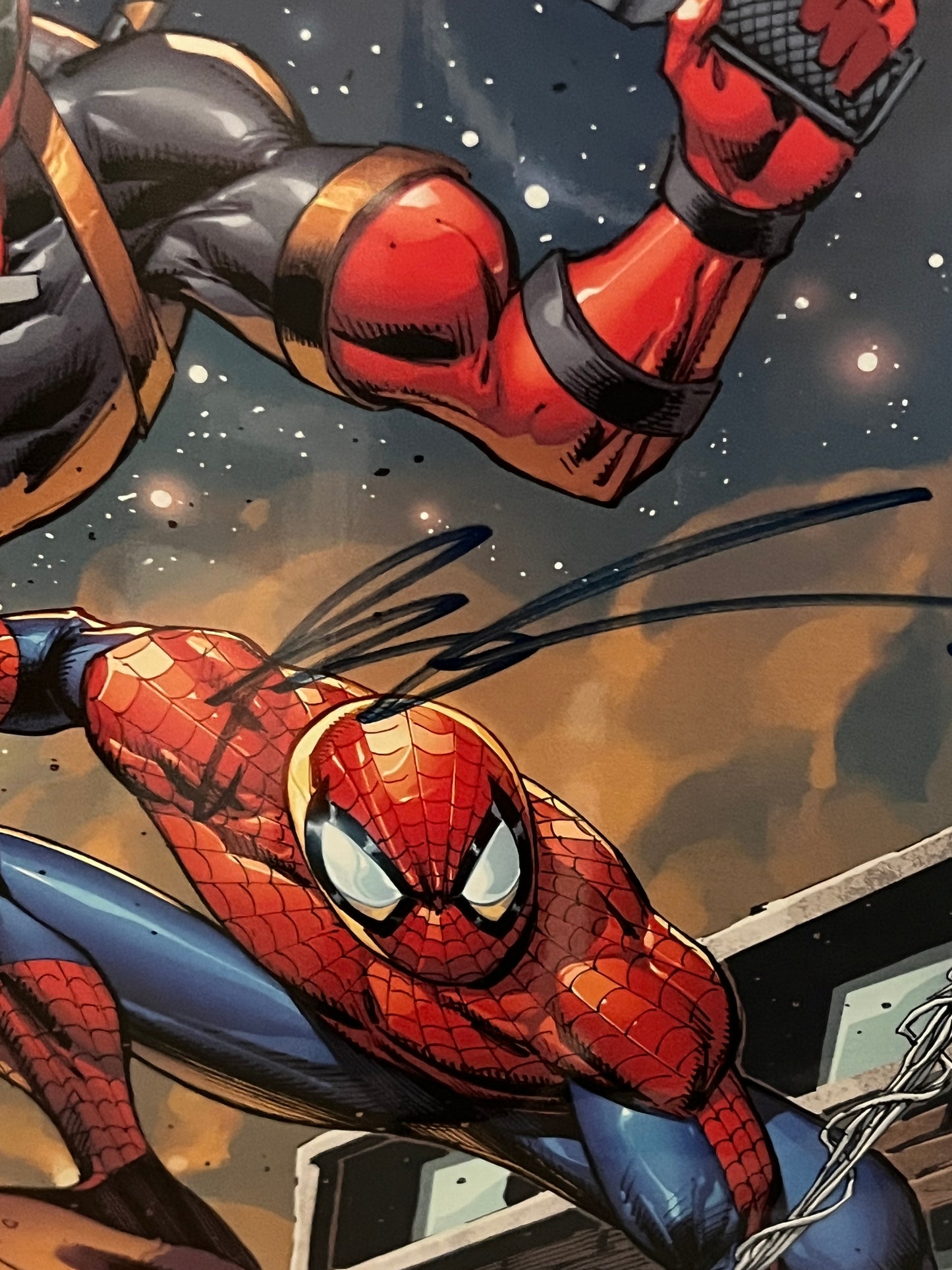 Art Print (11 x 17) - Deadpool/Spider-Man #1 - Signed by Rob Leifeld