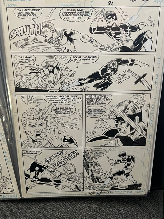 Original Comic Art - Signed by Dan Schaefer - Sword of the Atom, page 31