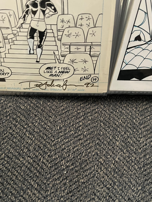 Original Comic Art - Signed by Dan Schaefer - Sword of the Atom, page 33