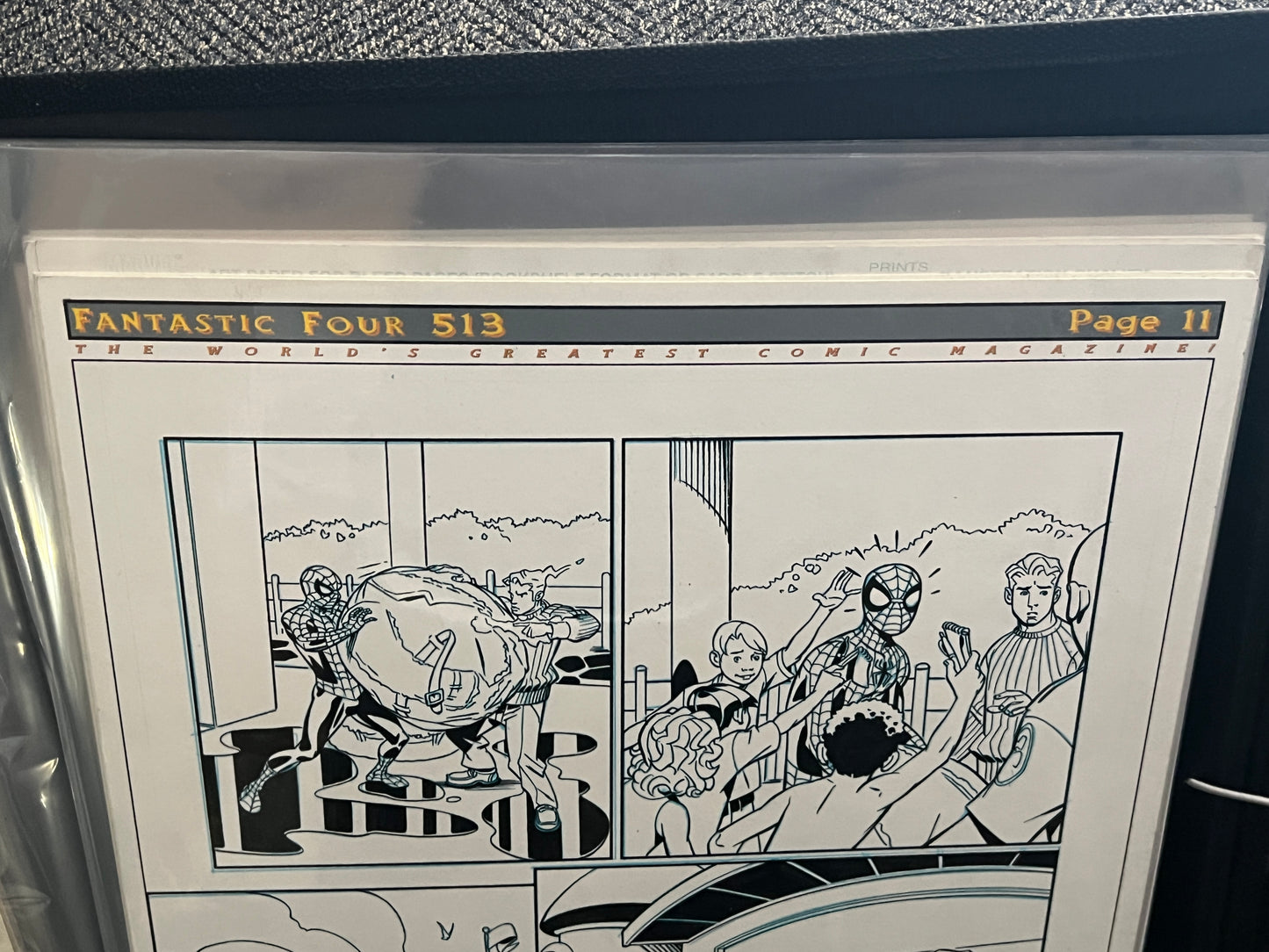 Original Comic Art - Signed by Karl Kezel - Fantastic Four #513, Page 11