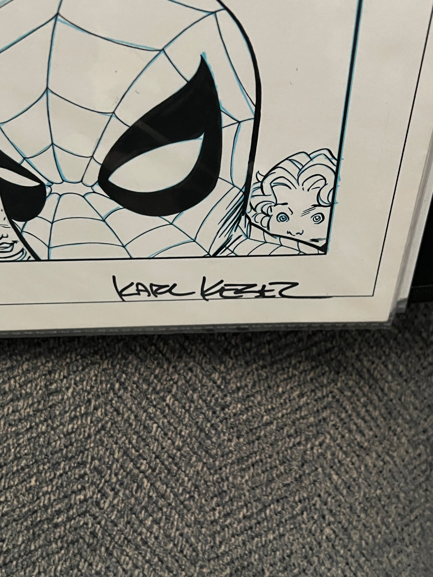 Original Comic Art - Signed by Karl Kezel - Fantastic Four #513, Page 11