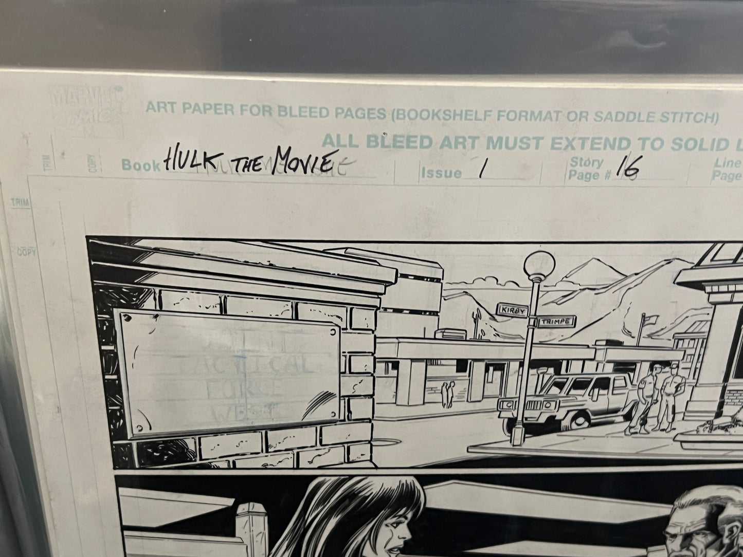 Original Comic Art - Mark Bagley - Hulk, The Movie #1, page 16