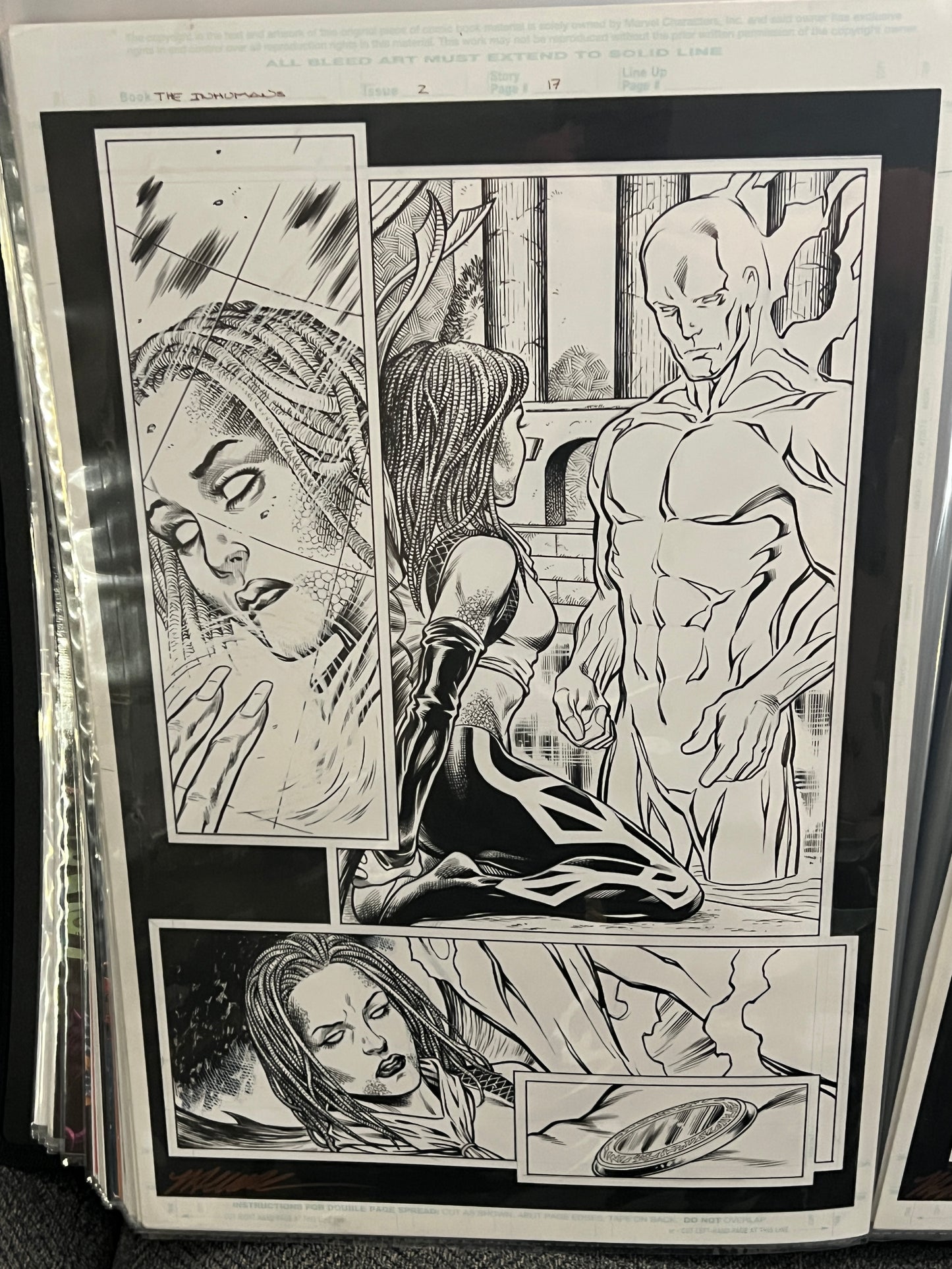 Original Comic Art - The Inhumans #2, page 17