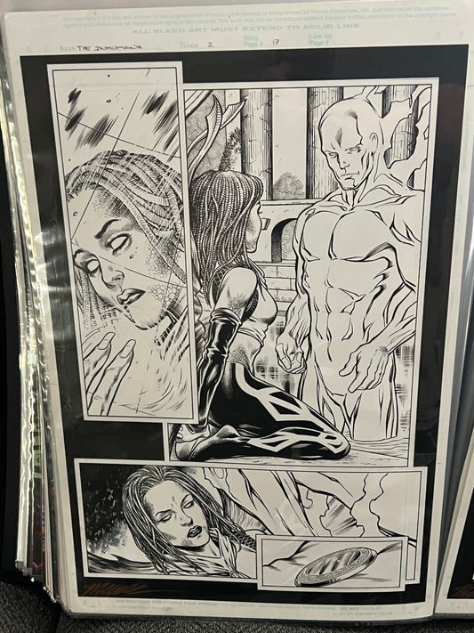 Original Comic Art - The Inhumans #2, page 17