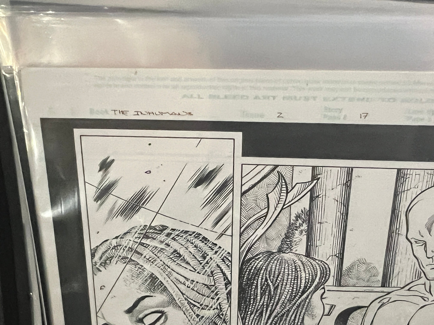 Original Comic Art - The Inhumans #2, page 17