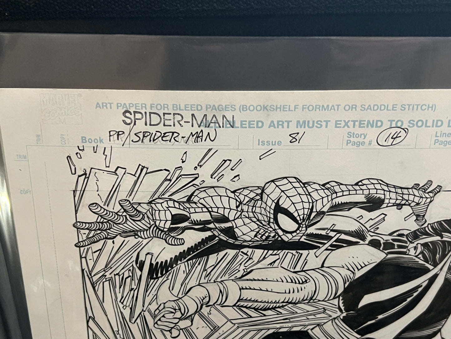 Original Comic Art - Signed by John Romitta, Jr. and Scott Hanna- Peter Parker, the Spectacular Spider-Man #81, page 14
