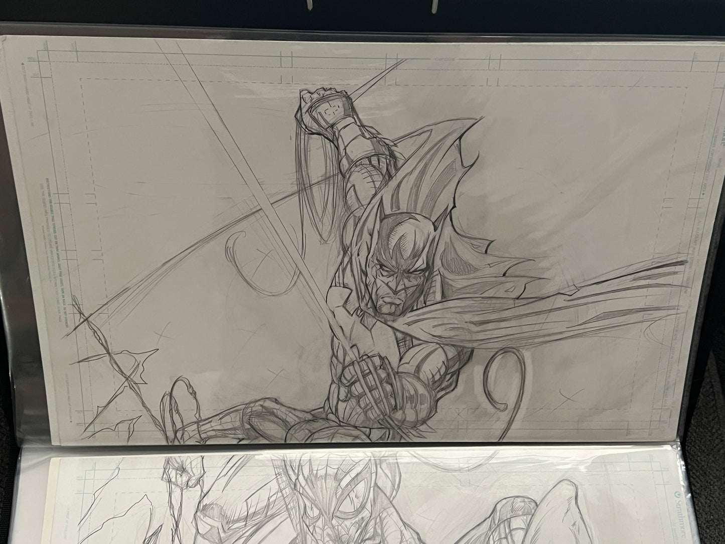 Original Comic Art - Print and Original Artwork - Batman/Spider-Man "New Dynamic Duo" - by St. Jimmy