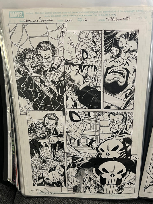 Original Comic Art - Signed by Todd Naueck - Spectacular Spider-Man #1000, page 6
