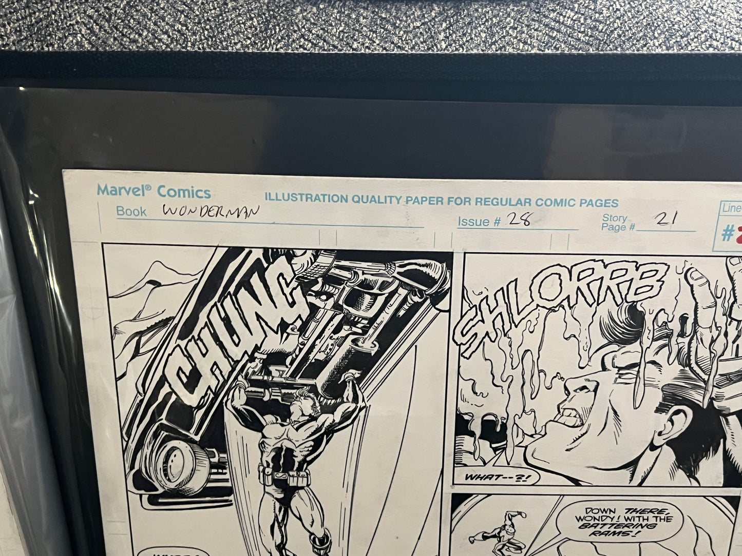 Original Comic Art - Signed by Ron Randall - Wonderman #28, page 21