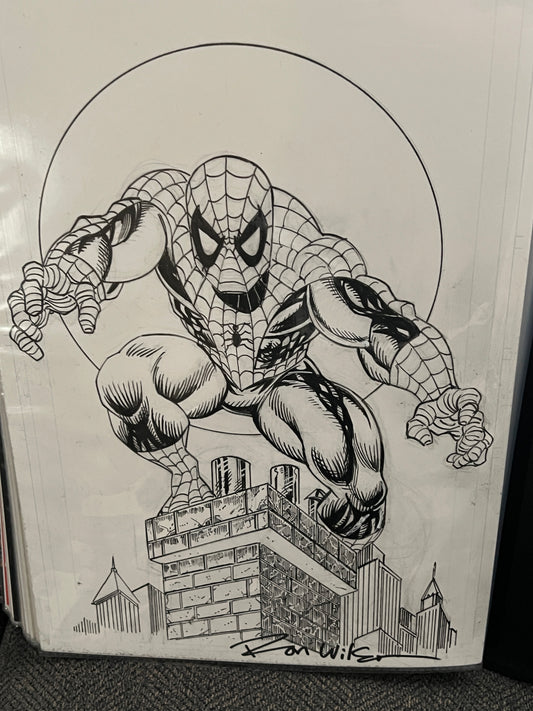 Original Comic Art - Signed by Ron Wilson - Spider-Man