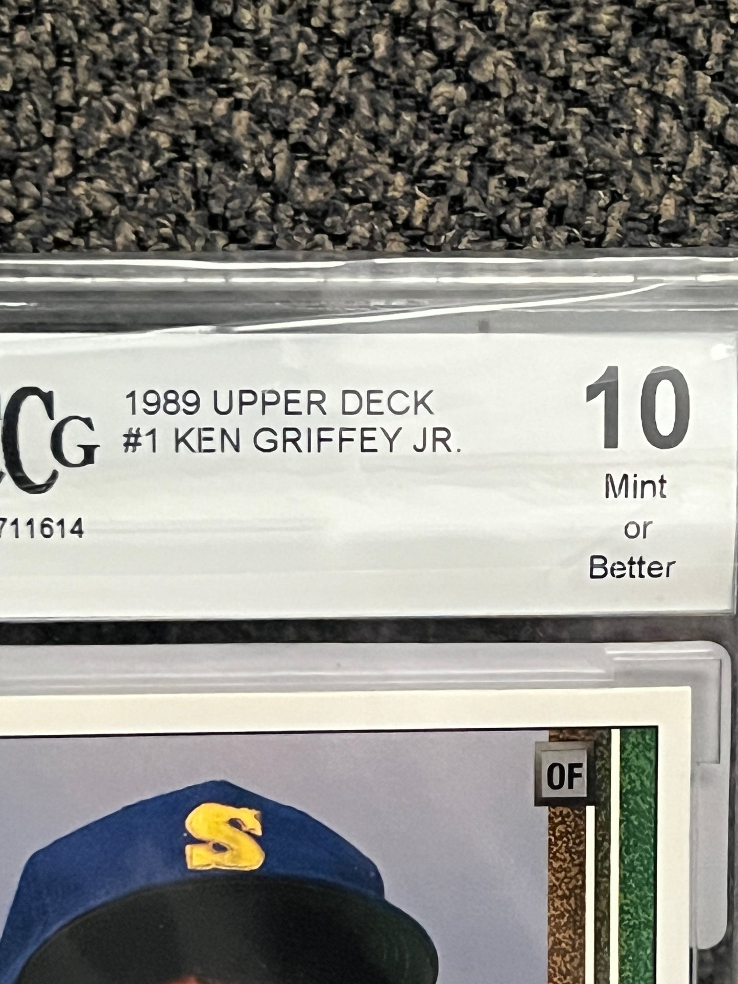 1989 Upper Deck Ken Griffey Jr. rookie #1  (BCCG - 10.0)