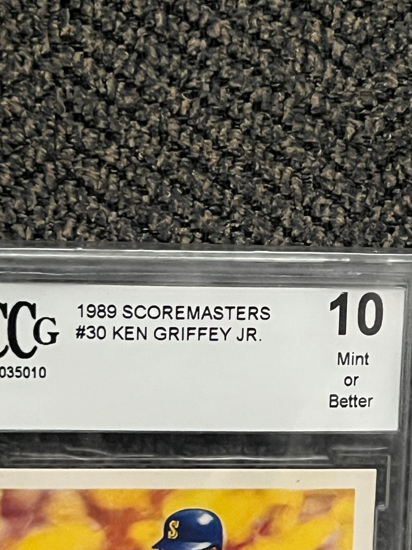 1989 Scoremasters Ken Griffey Jr. rookie #30  (BCCG - 10.0)