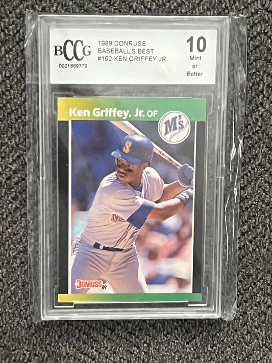 1989 Donruss Baseball's Best Ken Griffey Jr. rookie #192 (BCCG - 10.0)