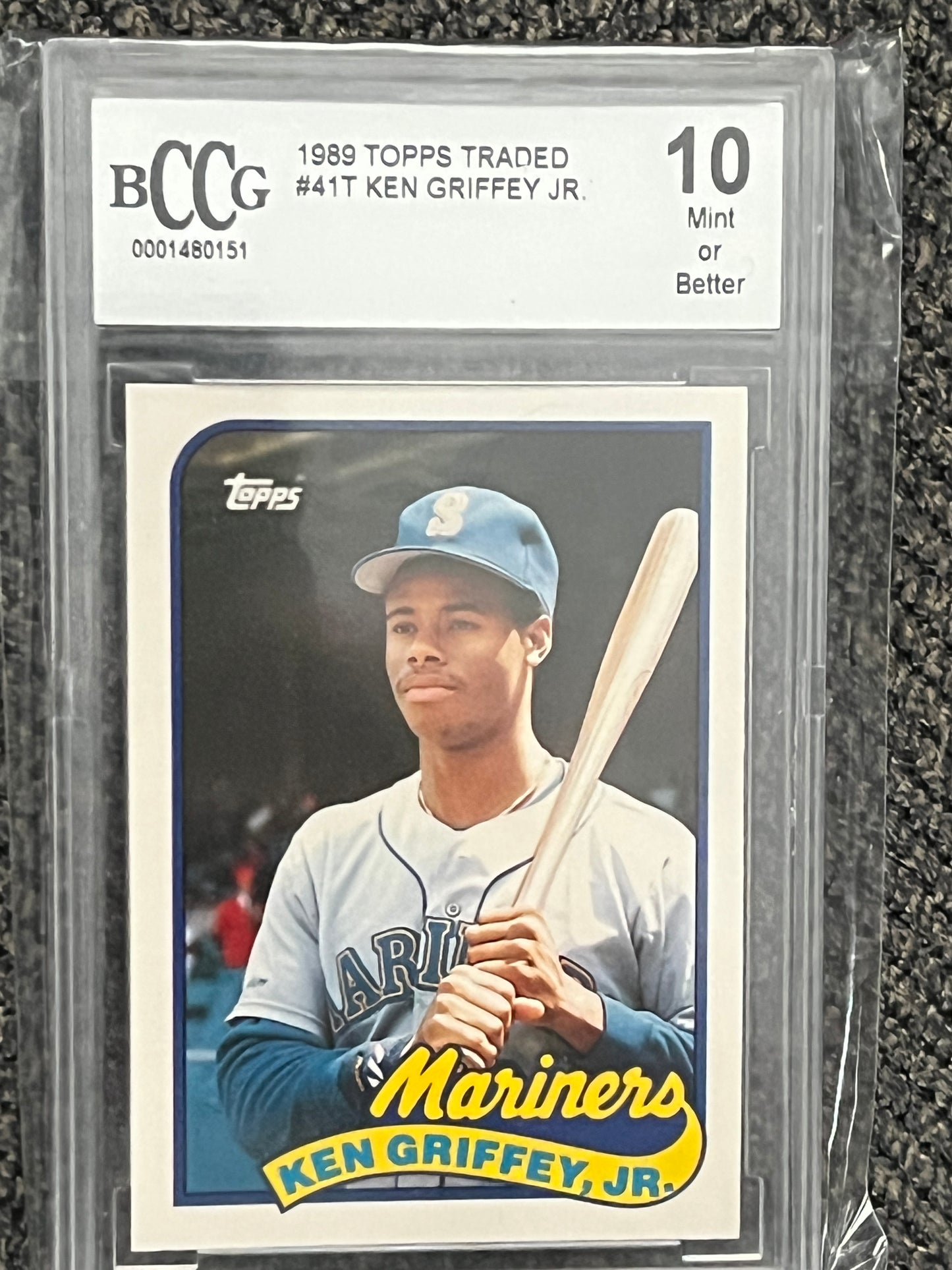 1989 Topps Traded Ken Griffey Jr. rookie #41T  (BCCG - 10.0)